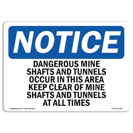 Signmission Safety Sign, OSHA Notice, 7" Height, 10" Width, OSHA-Do-Not-Enter-Sign-, Landscape OS-NS-D-710-L-17040